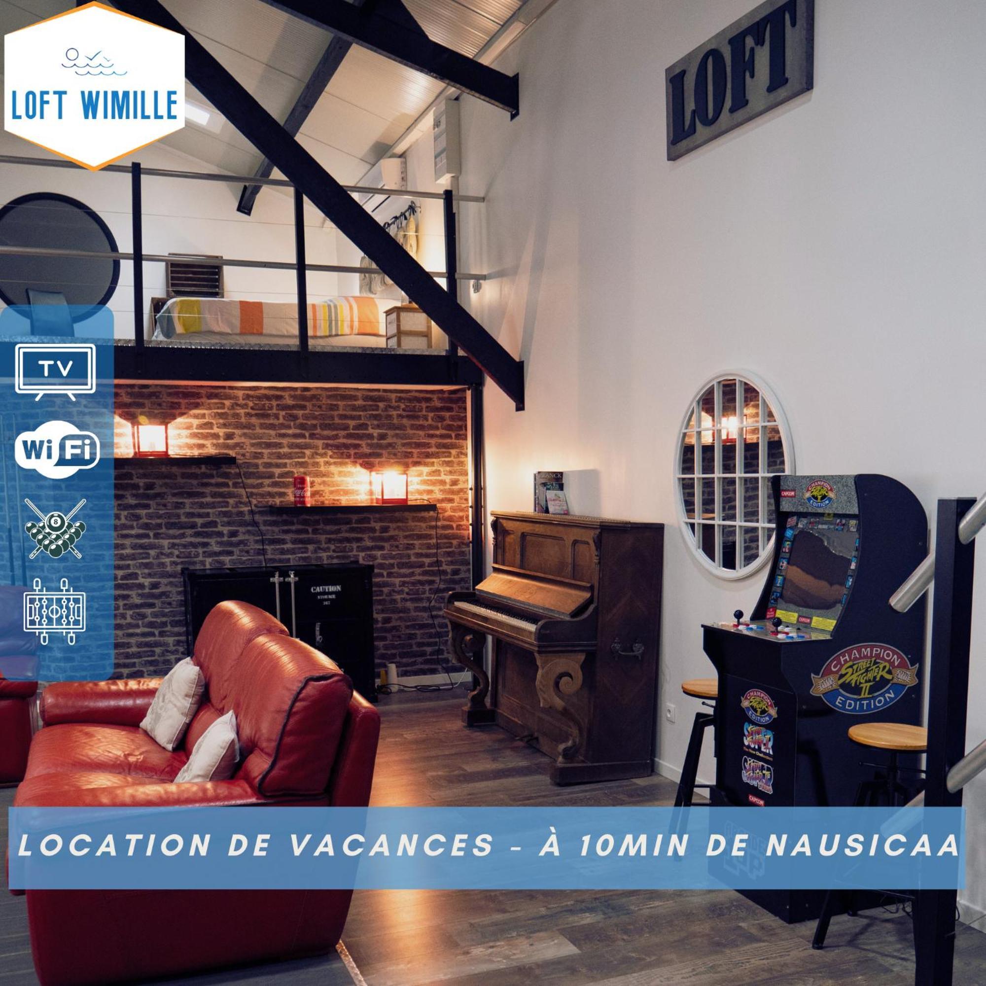 Loft Spacieux A Wimille, Proche De Nausicaa Et Des Plages, 8 Couchages Zewnętrze zdjęcie