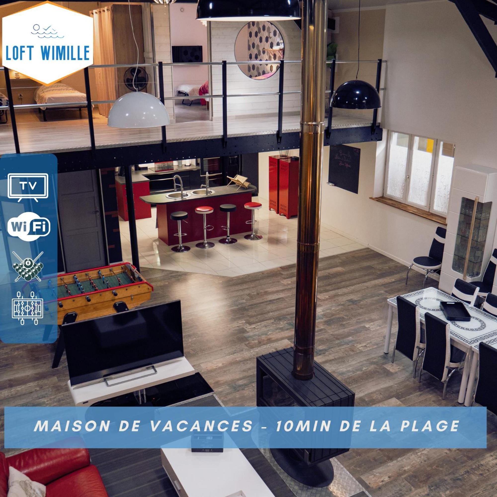 Loft Spacieux A Wimille, Proche De Nausicaa Et Des Plages, 8 Couchages Zewnętrze zdjęcie