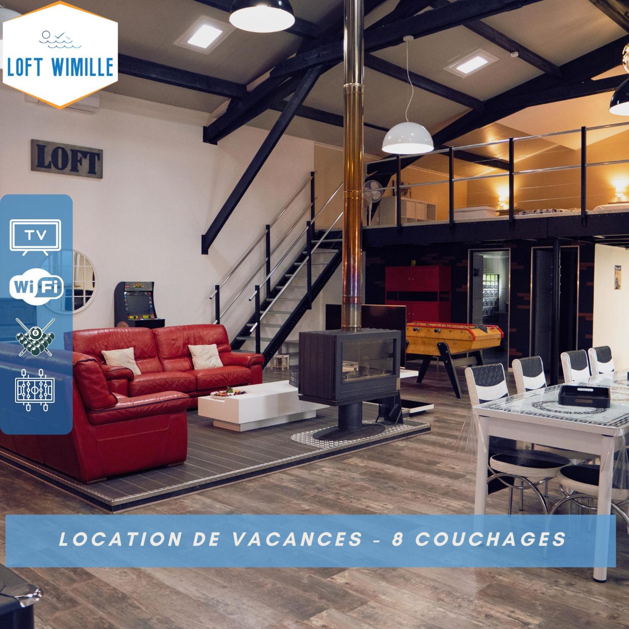 Loft Spacieux A Wimille, Proche De Nausicaa Et Des Plages, 8 Couchages Zewnętrze zdjęcie