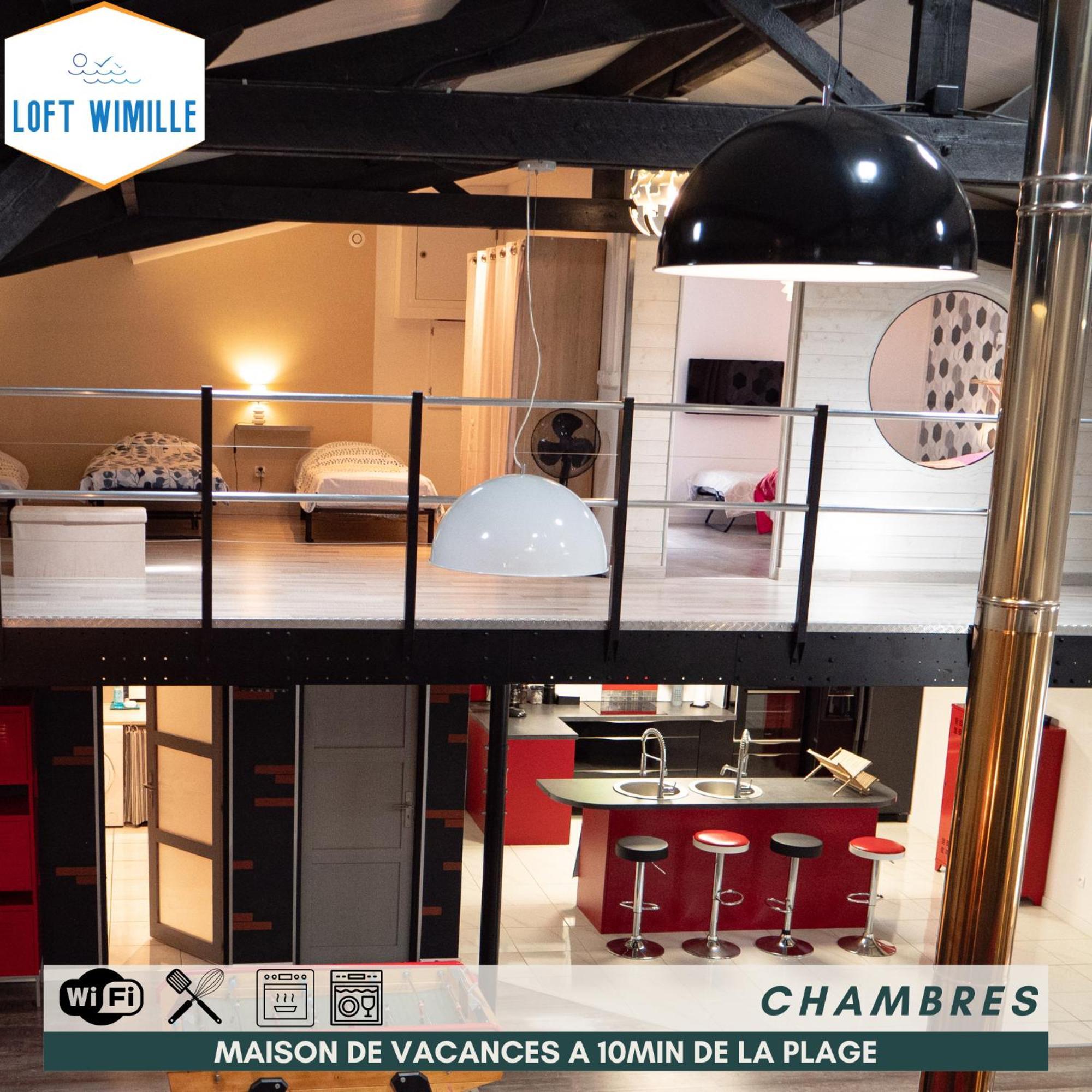 Loft Spacieux A Wimille, Proche De Nausicaa Et Des Plages, 8 Couchages Zewnętrze zdjęcie